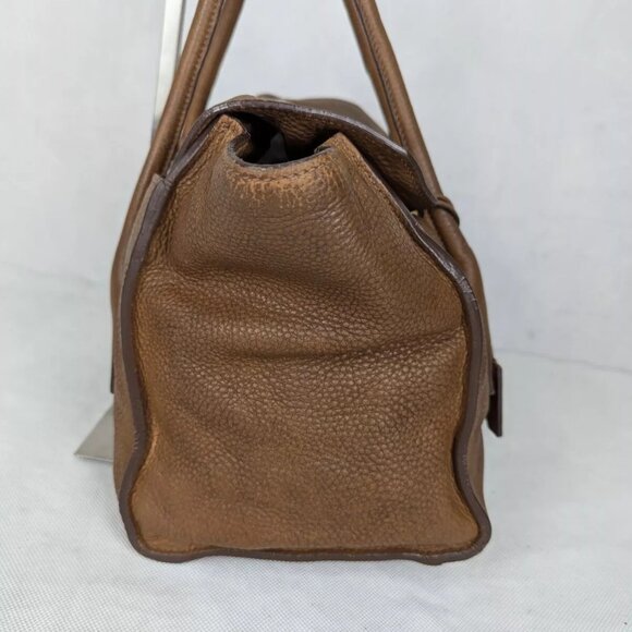 Authentic PRADA Vitello Dino Top Handle Tote Bag Made in Italy - Picture 12 of 16